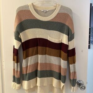 Cozy Colorful Striped Sweater Madewell